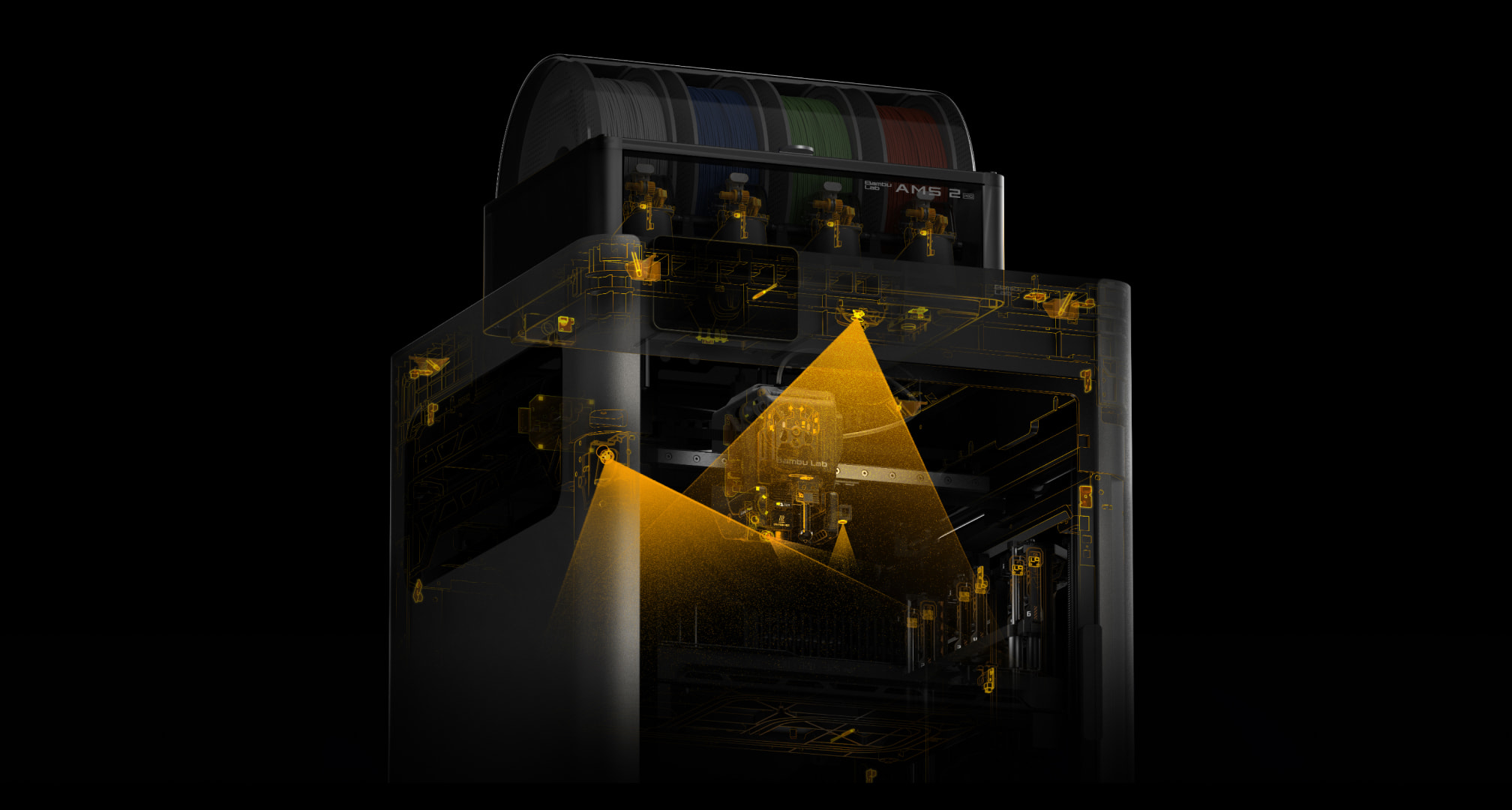 Czujniki i elektronika Bambu Lab H2C