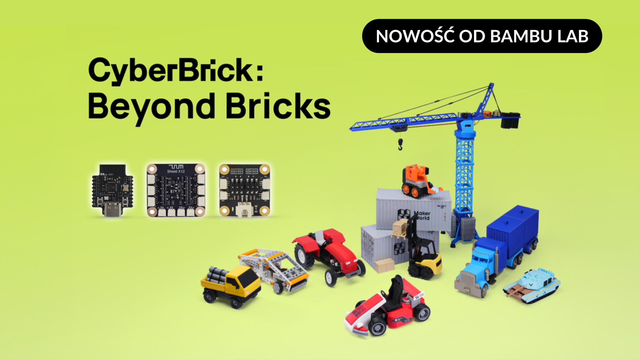 CyberBrick wkracza w erę inteligentnych projektów 3D