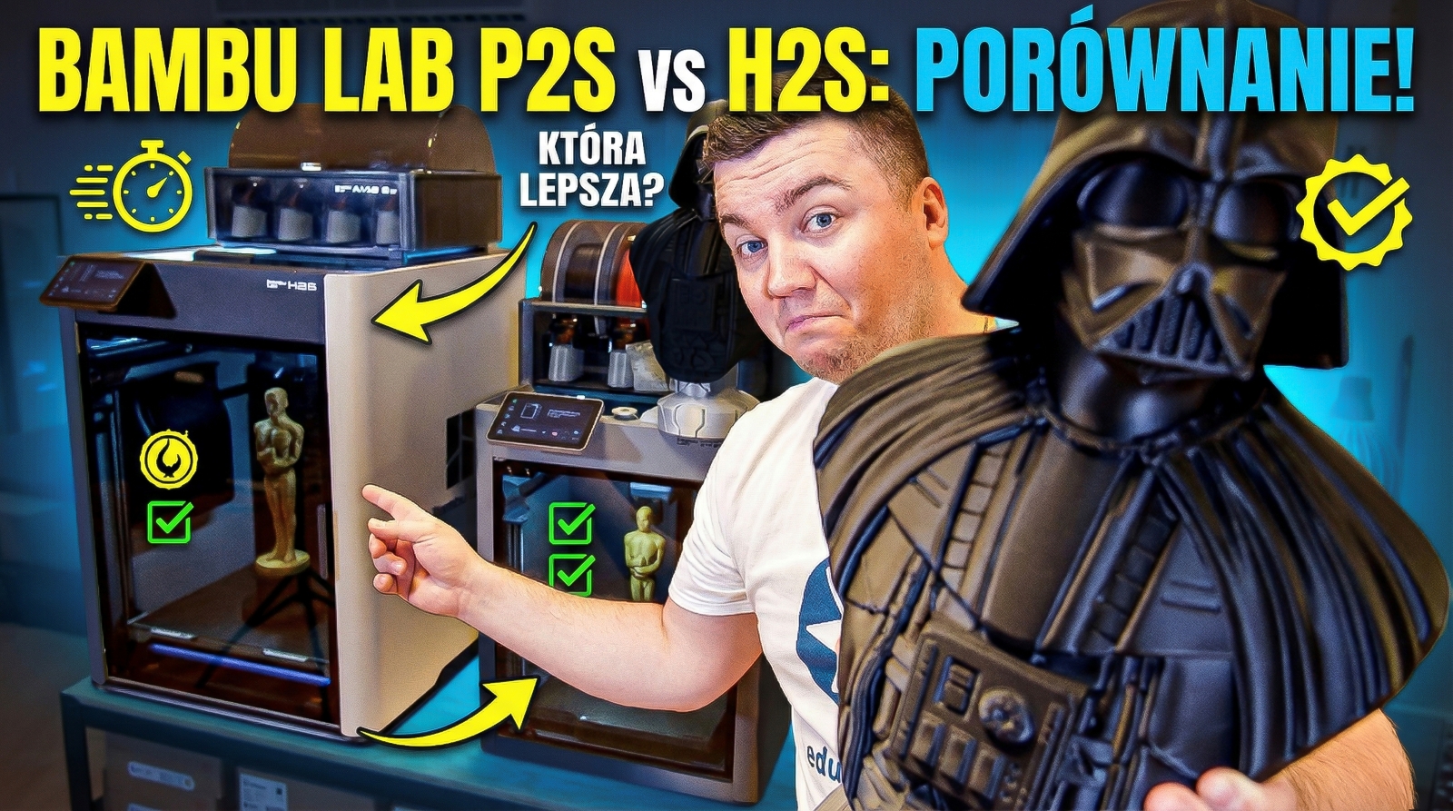 Bambu Lab P2S vs H2S – czym się różnią? Kompletny przewodnik po wyborze drukarki 3D