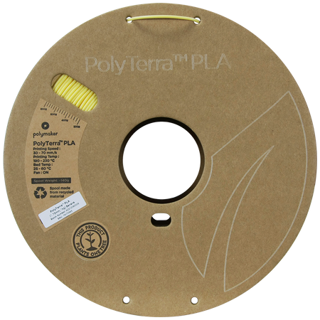 Filament Polymaker PolyTerra™ PLA - Banana / 1 kg, 1.75mm