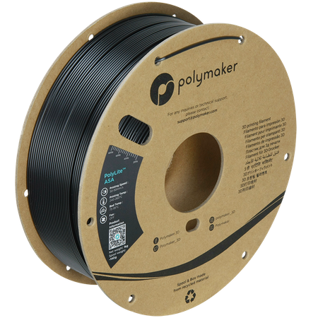 Filament Polymaker PolyLite™ ASA  - Black / 1 kg, 1.75mm