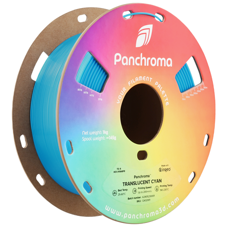 Filament Polymaker Panchroma - Translucent Cyan / 1kg, 1.75mm	