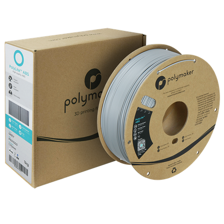 Filament Polymaker PolyLite™ ABS  - Grey / 1 kg, 1.75mm