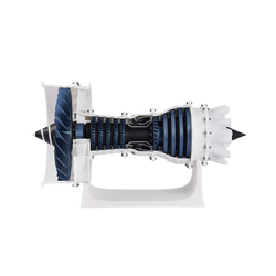 Zestaw Komponentów Modelu Silnika Odrzutowego 006 od Bambu Lab