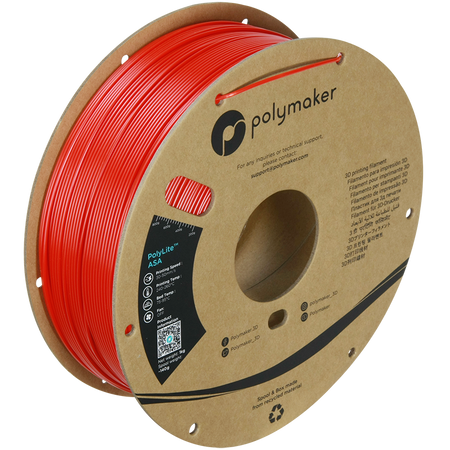 Filament Polymaker PolyLite™ ASA  - Red / 1 kg, 1.75mm