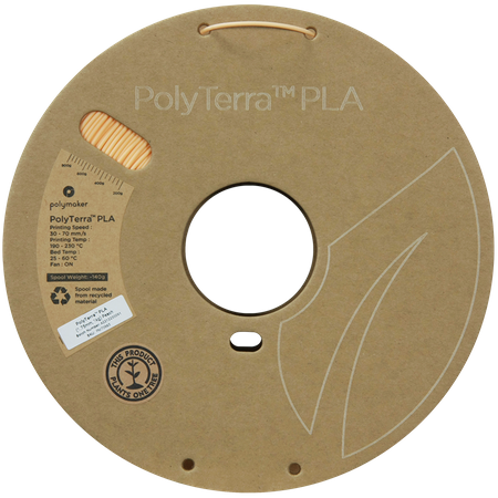 Filament Polymaker PolyTerra™ PLA - Peach / 1 kg, 1.75mm