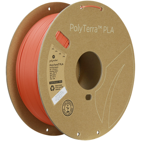 Filament Polymaker PolyTerra™ PLA -  Muted Red / 1 kg, 1.75mm