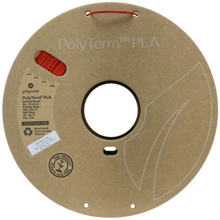 Filament Polymaker PolyTerra™ PLA - Army Red / 1 kg, 1.75mm