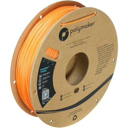 Filament Polymaker PolyFlex™ TPU 95A - Orange / 750 g, 1.75mm