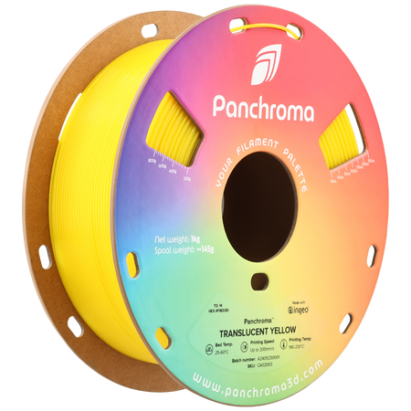 Filament Polymaker Panchroma - Translucent Yellow / 1kg, 1.75mm	