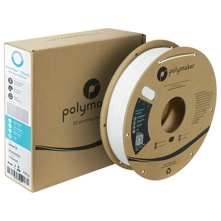 Filament Polymaker PolyFlex™ TPU 95A - White / 750 g, 1.75mm