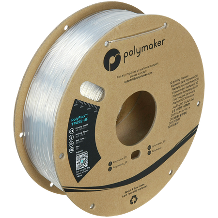 Filament Polymaker PolyFlex™ TPU 95A - Clear / 1 kg, 1.75mm