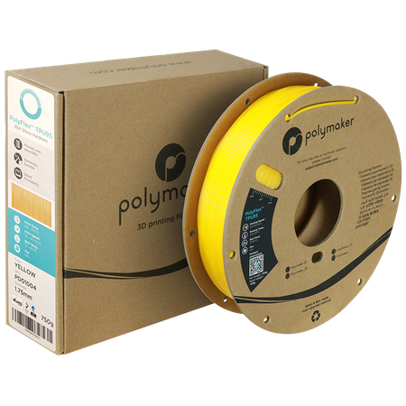 Filament Polymaker PolyFlex™ TPU 95A - Yellow / 750 g, 1.75mm