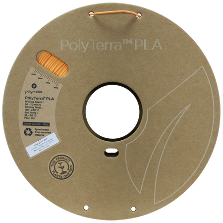 Filament Polymaker PolyTerra™ PLA - Sunrise Orange / 1 kg, 1.75mm