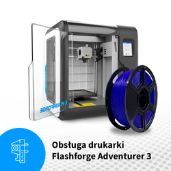 Kurs online "Obsługa drukarki Flashforge Adventurer 3"