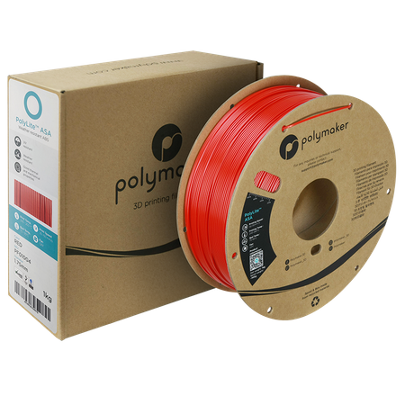 Filament Polymaker PolyLite™ ASA  - Red / 1 kg, 1.75mm