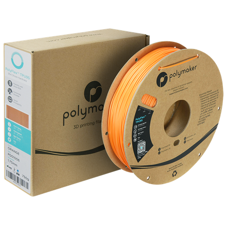 Filament Polymaker PolyFlex™ TPU 95A - Orange / 750 g, 1.75mm