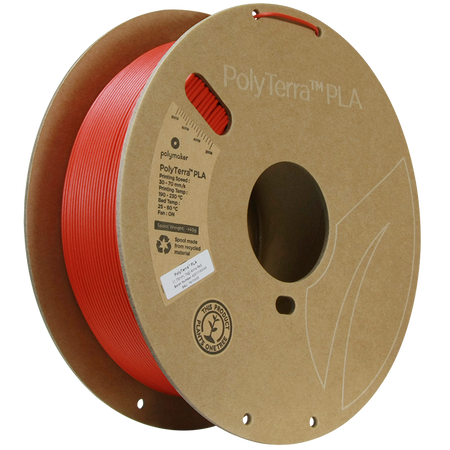 Filament Polymaker PolyTerra™ PLA - Army Red / 1 kg, 1.75mm