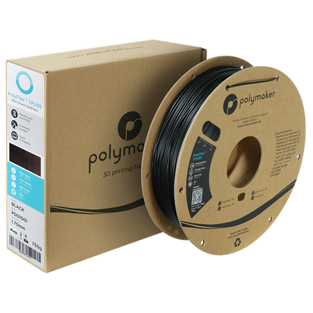 Filament Polymaker PolyFlex™ TPU 95A - Black / 750 g, 1.75mm