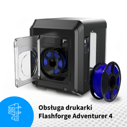 Kurs online "Obsługa drukarki Flashforge Adventurer 4"