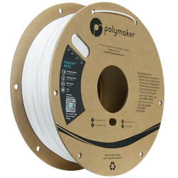 Filament Polymaker PolyLite™ PETG - White / 1 kg, 1.75mm