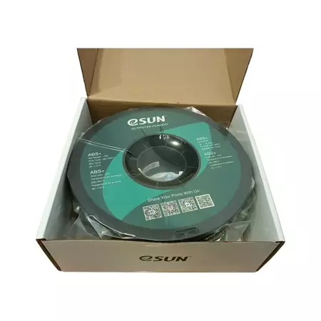 Czarny filament eSun ABS+ / 1 kg, 1,75 mm