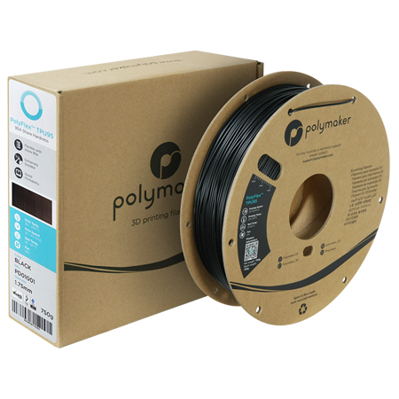 Filament Polymaker PolyFlex™ TPU 95A - Black / 750 g, 1.75mm