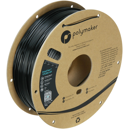 Filament Polymaker PolyFlex™ TPU 95A HF - Black / 1 kg, 1.75mm