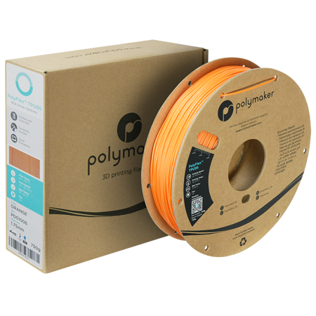 Filament Polymaker PolyFlex™ TPU 95A - Orange / 750 g, 1.75mm