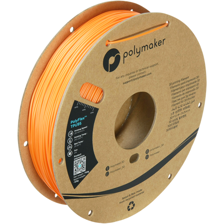 Filament Polymaker PolyFlex™ TPU 95A - Orange / 750 g, 1.75mm