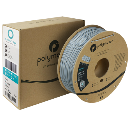 Filament Polymaker PolyLite™ ASA  - Grey / 1 kg, 1.75mm