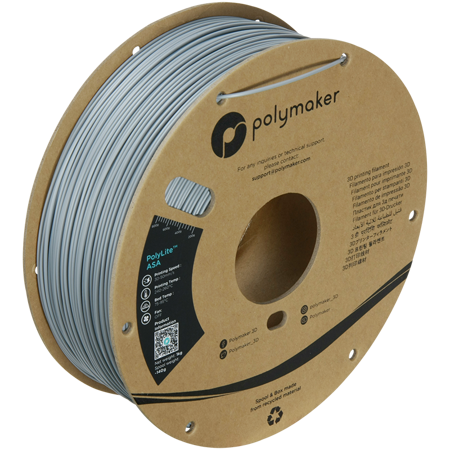 Filament Polymaker PolyLite™ ASA  - Grey / 1 kg, 1.75mm