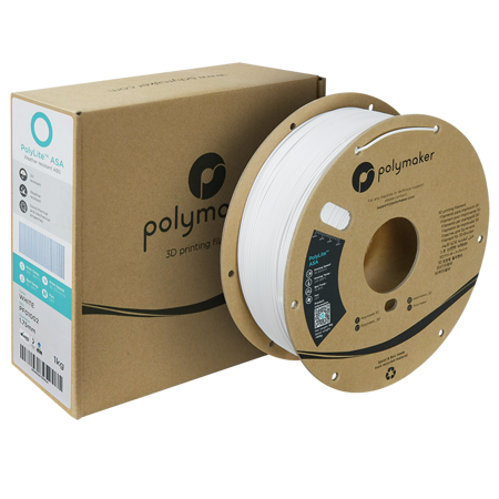 Filament Polymaker PolyLite™ ASA  - White / 1 kg, 1.75mm