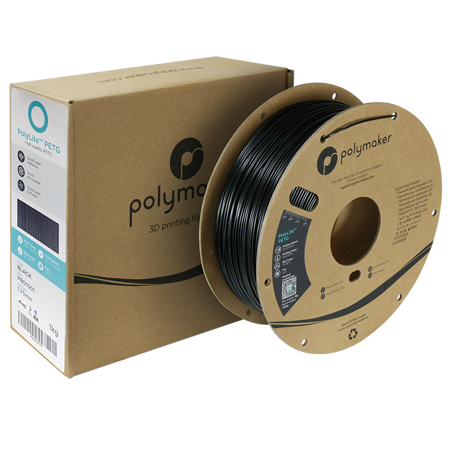 Filament Polymaker PolyLite™ PETG  - Black / 1 kg, 1.75mm