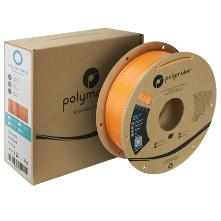 Filament Polymaker PolyLite™ PETG  - Orange  / 1 kg, 1.75mm