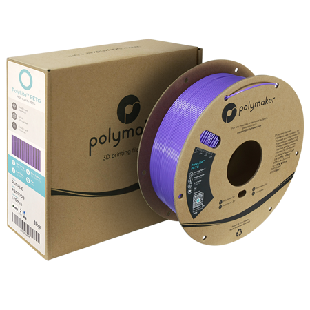 Filament Polymaker PolyLite™ PETG  - Purple  / 1 kg, 1.75mm