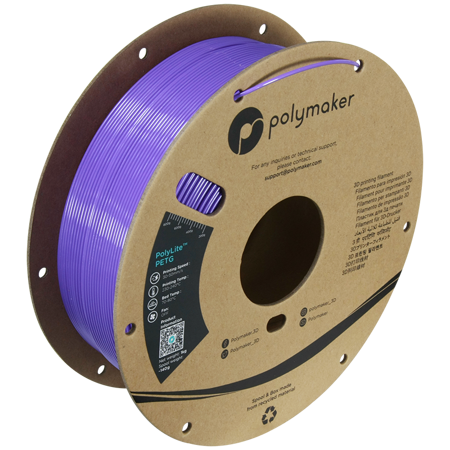 Filament Polymaker PolyLite™ PETG  - Purple  / 1 kg, 1.75mm