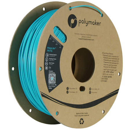 Filament Polymaker PolyLite™ PETG  - Teal  / 1 kg, 1.75mm