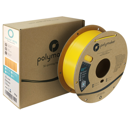 Filament Polymaker PolyLite™ PETG  - Yellow / 1 kg, 1.75mm