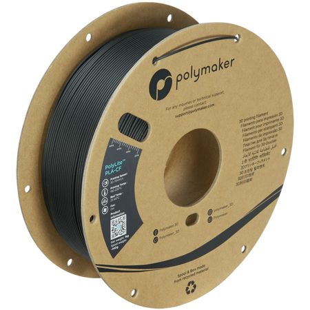 Filament Polymaker PolyLite™ PLA-CF - Black / 1 kg, 1.75mm