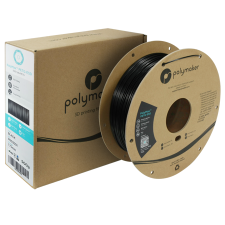 Filament Polymaker PolyMax™ Tough PETG-ESD - Black / 500 g, 1.75mm