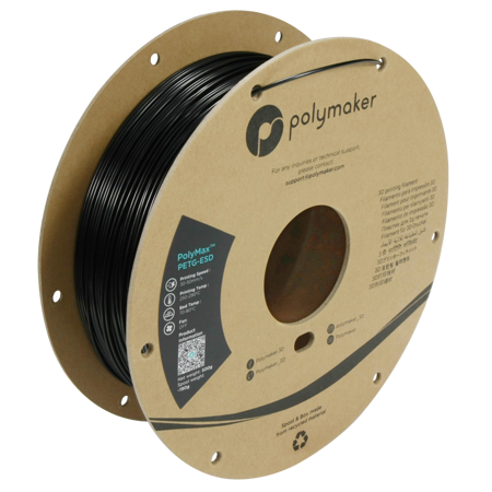 Filament Polymaker PolyMax™ Tough PETG-ESD - Black / 500 g, 1.75mm