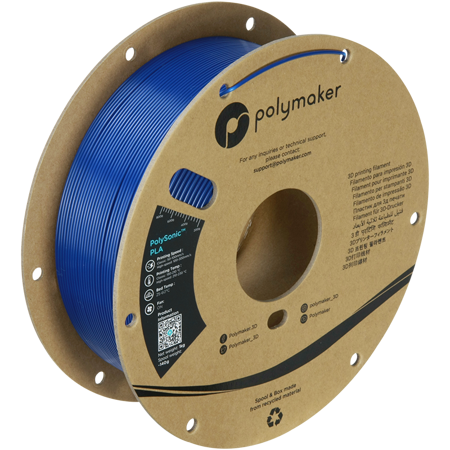 Filament Polymaker PolySonic™ PLA High Speed  - Blue / 1 kg, 1.75mm