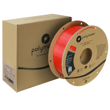 Filament Polymaker PolySonic™ PLA High Speed  - Red / 1 kg, 1.75mm