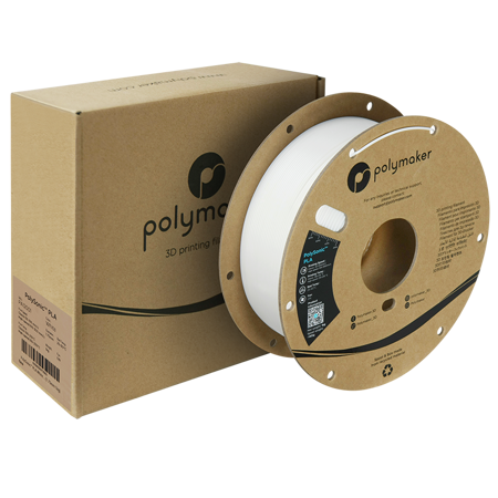 Filament Polymaker PolySonic™ PLA High Speed  - White / 1 kg, 1.75mm