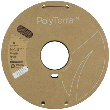 Filament Polymaker PolyTerra™ PLA -  Army Brown / 1 kg, 1.75mm