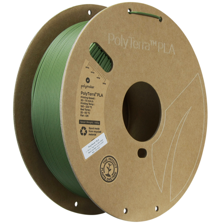 Filament Polymaker PolyTerra™ PLA - Army Dark Green / 1 kg, 1.75mm