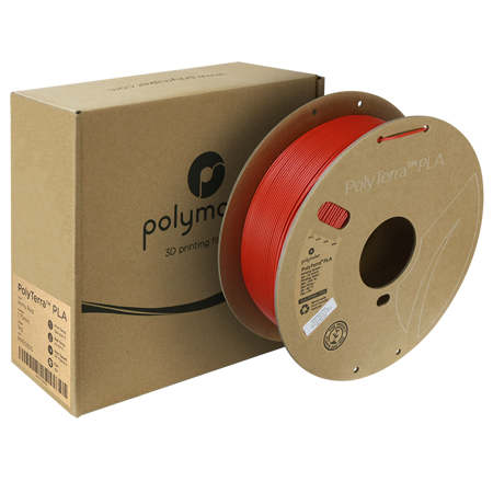 Filament Polymaker PolyTerra™ PLA - Army Red / 1 kg, 1.75mm