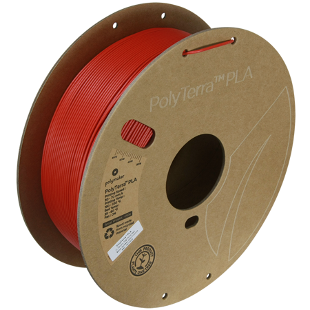 Filament Polymaker PolyTerra™ PLA - Army Red / 1 kg, 1.75mm