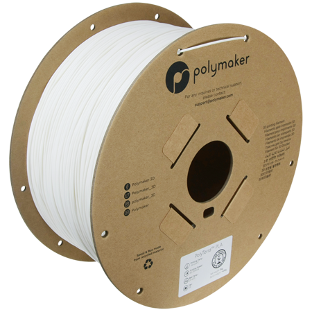 Filament Polymaker PolyTerra™ PLA - Cotton White / 3 kg, 1.75mm